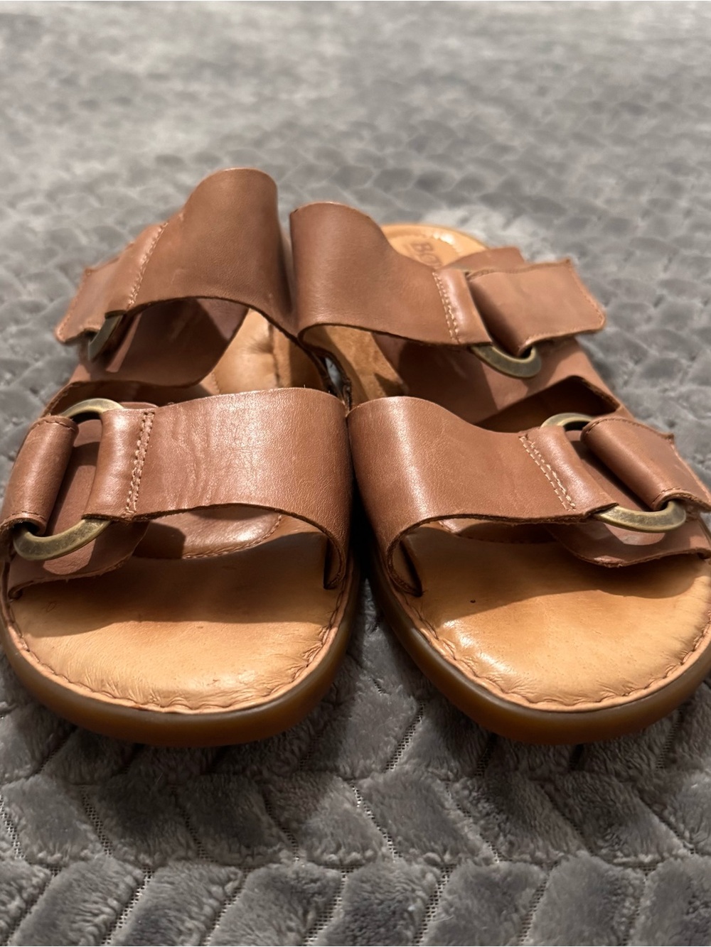 Born Hand Crafted Footwear light Brown Leather Sandal